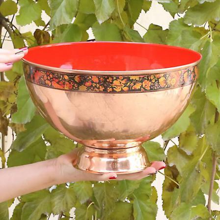 قیمت کاسه مسی پایه دار در بازار تهران