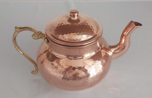 عرضه کتری قوری مسی سنتی